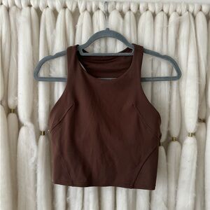 lululemon Wunder Train Racerback Tank Top, Java, Sz 8